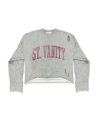 Saint Vanity Sun Devils Crewneck Grey