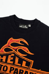 Hellstar "Path to Paradise" Orange Flame Logo T-Shirt