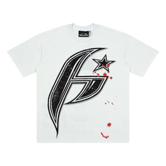 Hellstar Splatter Star "H" Oversized Graphic T-Shirt