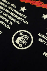Hellstar "Path to Paradise" Orange Flame Logo T-Shirt