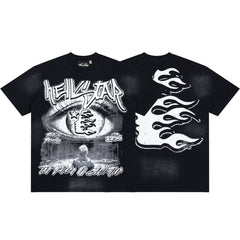 Hellstar Giant Eye & Figure T-Shirt