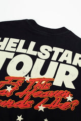 Hellstar "Path to Paradise" Orange Flame Logo T-Shirt