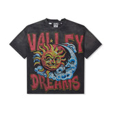 Vale Forever Thrashed Black Faded Tee