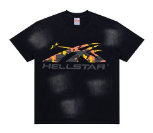 Hellstar Camo Slash Logo T-Shirt