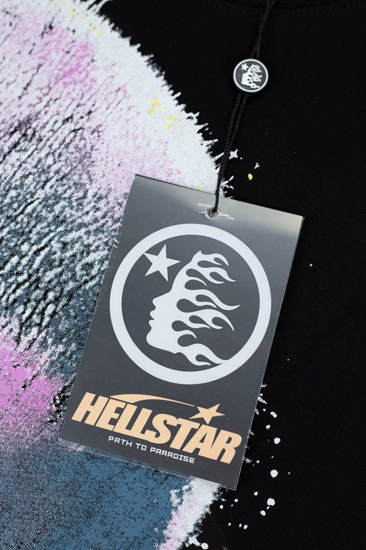 Hellstar Cyber Portrait Oversized Graphic T-Shirt
