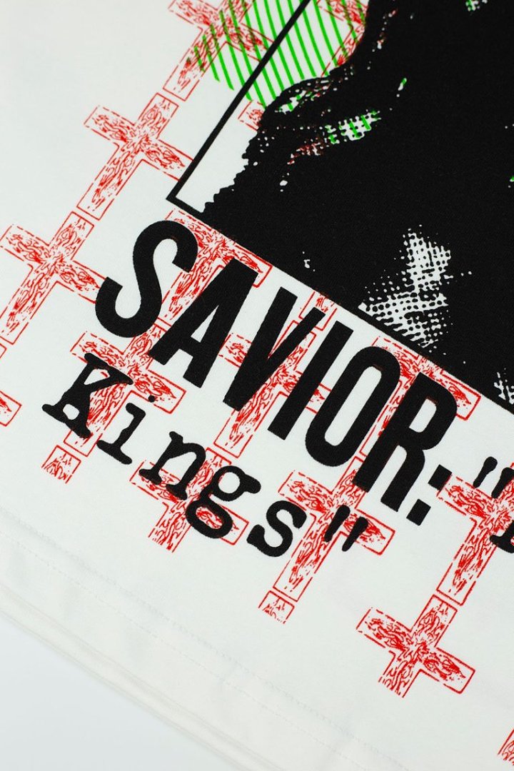 Hellstar Jesus Graphic Washed Oversized T-Shirt