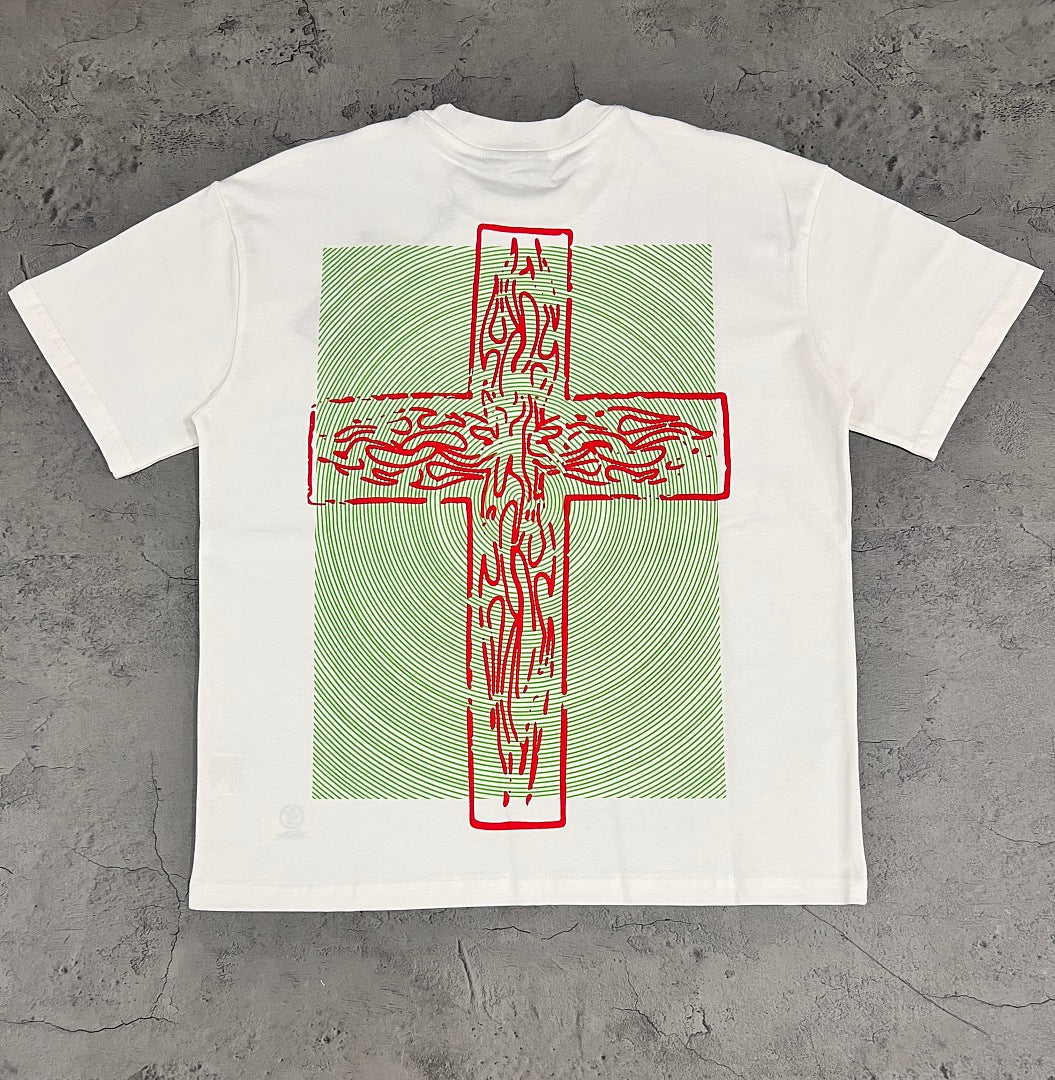 Hellstar Jesus Graphic Washed Oversized T-Shirt