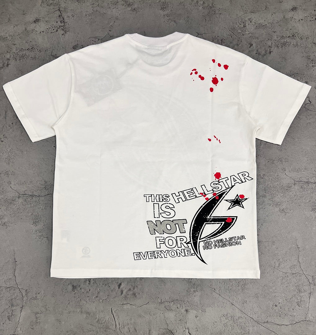 Hellstar Splatter Star "H" Oversized Graphic T-Shirt