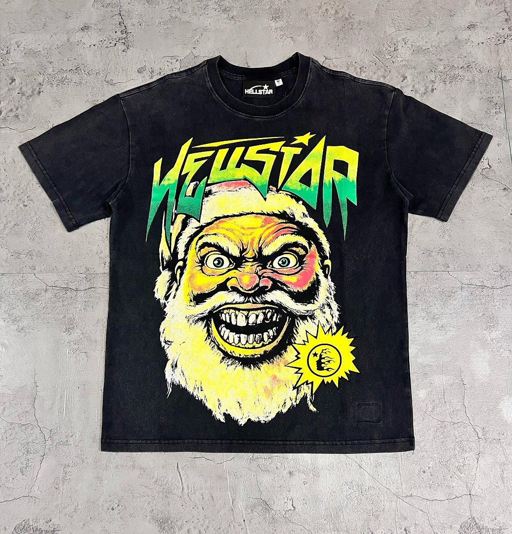 Hellstar Monster Graphic Washed Oversized T-Shirt – Black