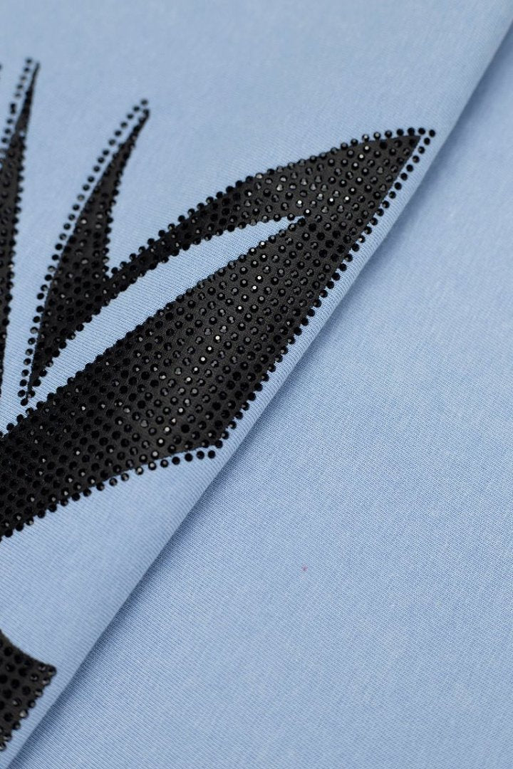Hellstar Classic Logo Light Blue T-Shirt