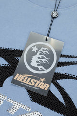 Hellstar Classic Logo Light Blue T-Shirt