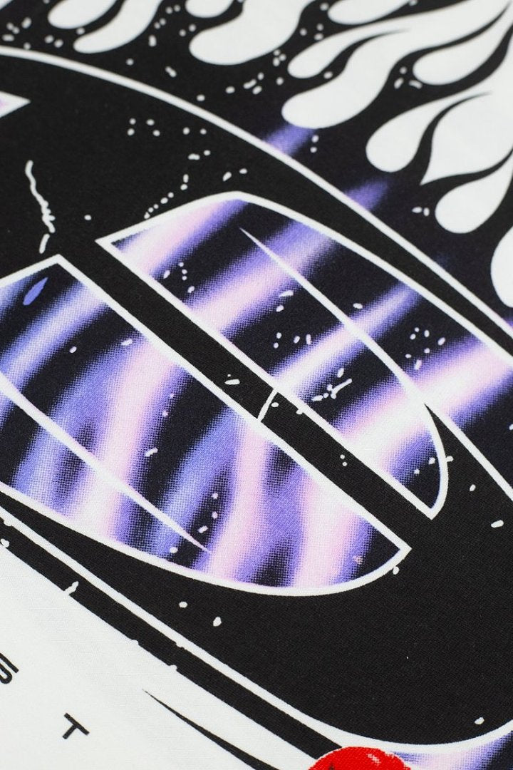 Hellstar Flame Graphic Oversized T-Shirt
