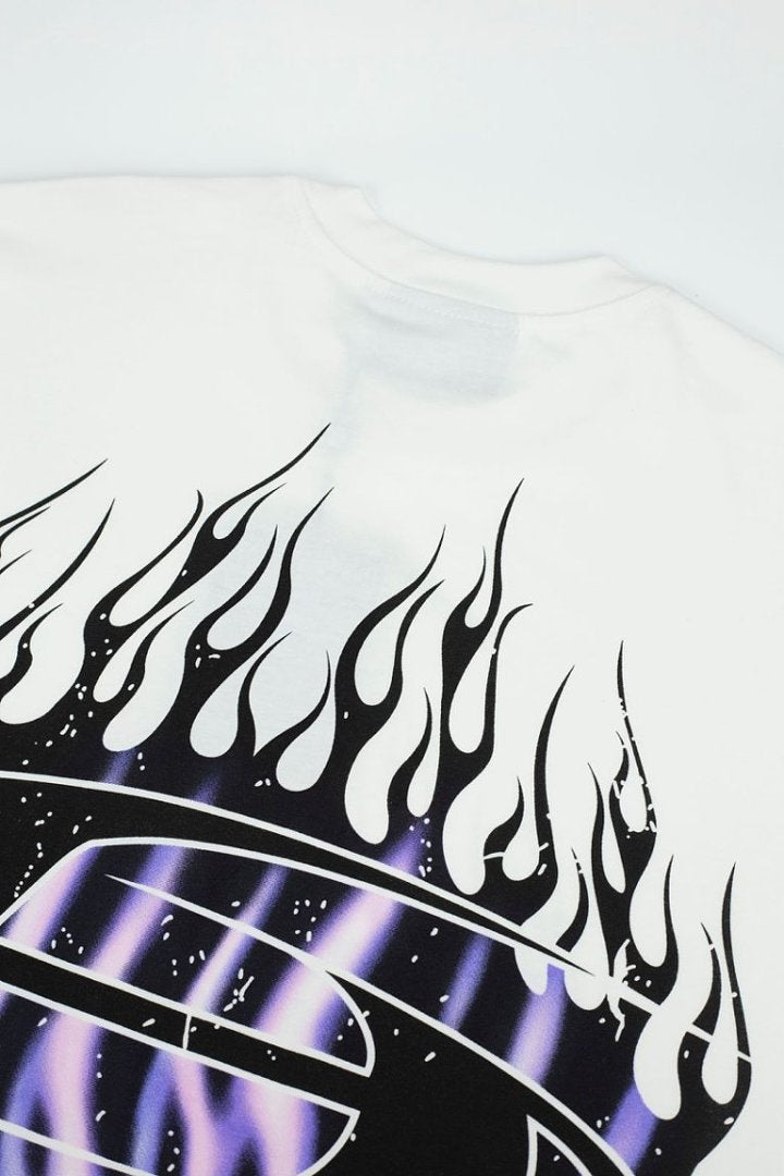 Hellstar Flame Graphic Oversized T-Shirt