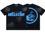 Hellstar Blue Flame Circle Logo T-Shirt