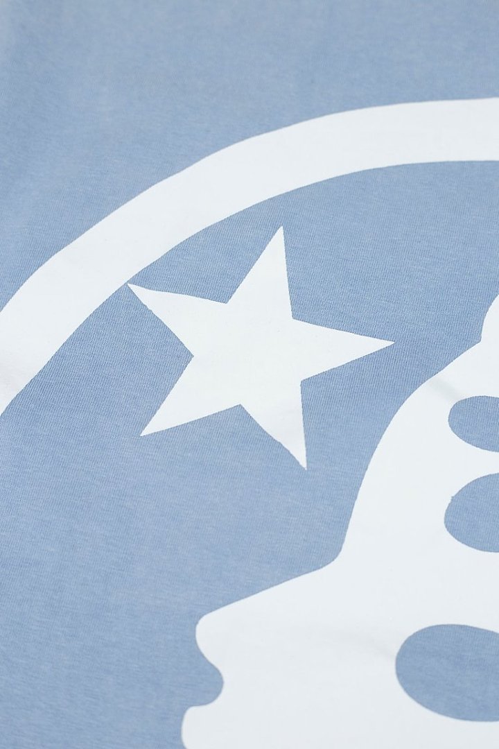 Hellstar Classic Logo Light Blue T-Shirt