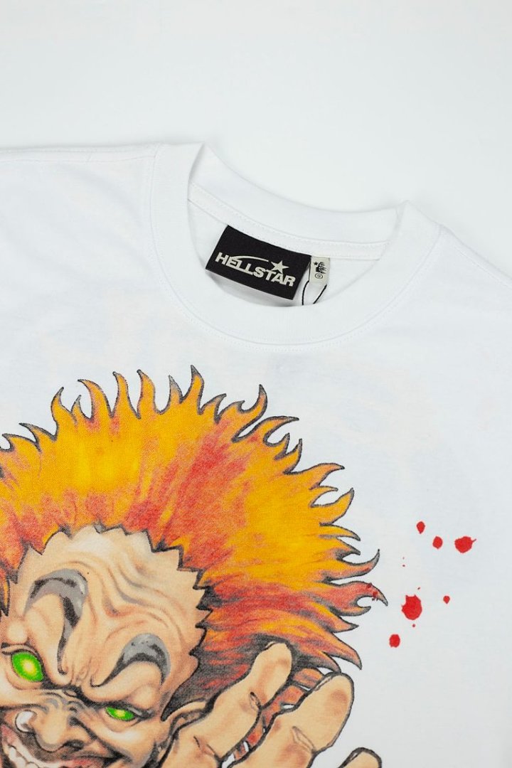 Hellstar Spiked Hair Cartoon Character T-Shirt
