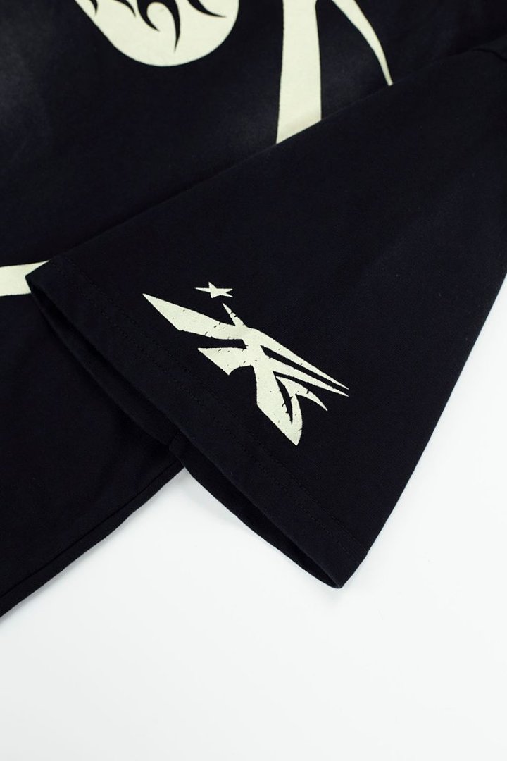 Hellstar Star Number Washed Oversized T-Shirt – Black