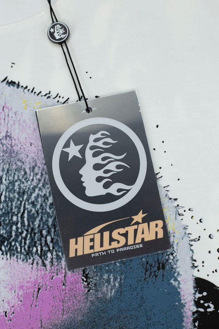 Hellstar Cyber Portrait Oversized Graphic T-Shirt