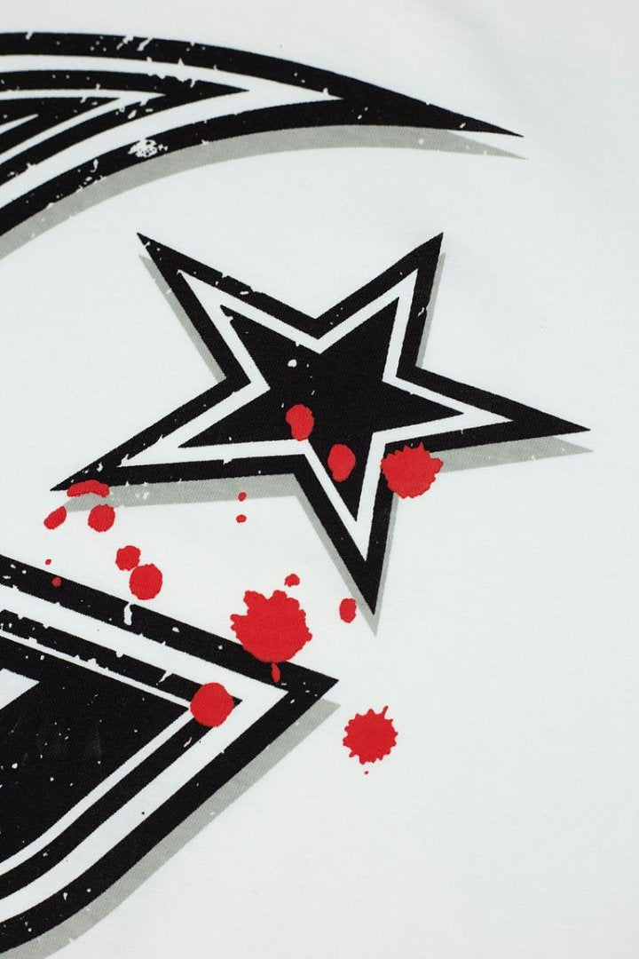 Hellstar Splatter Star "H" Oversized Graphic T-Shirt