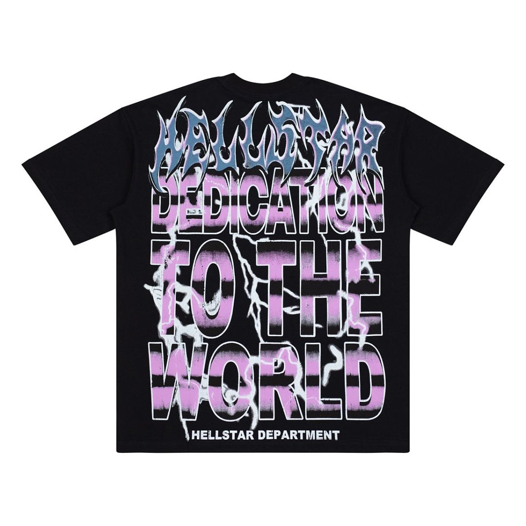 Hellstar Cyber Portrait Oversized Graphic T-Shirt