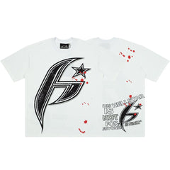 Hellstar Splatter Star "H" Oversized Graphic T-Shirt