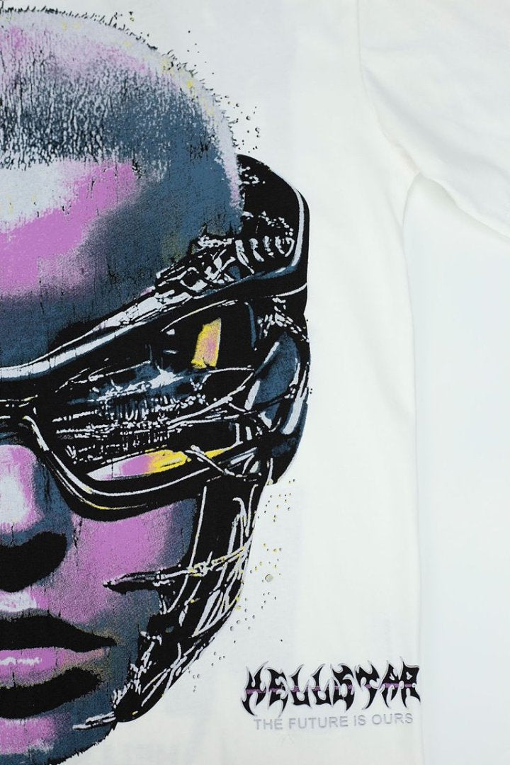 Hellstar Cyber Portrait Oversized Graphic T-Shirt
