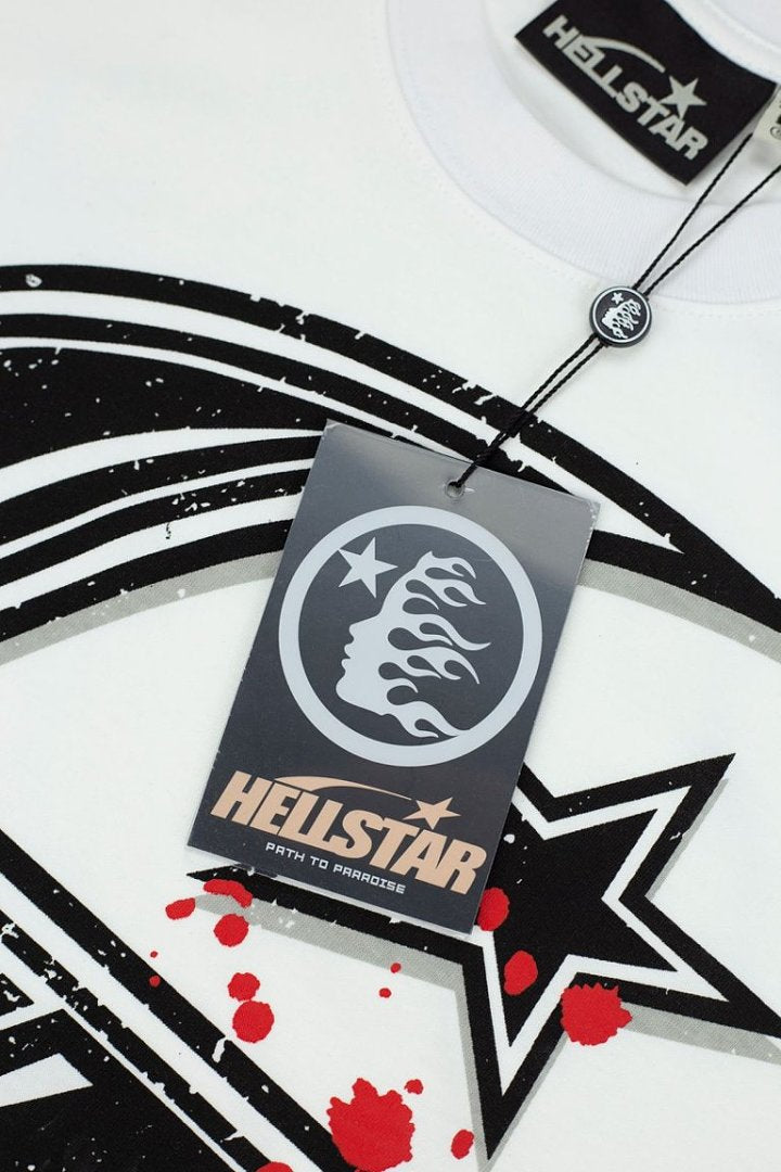 Hellstar Splatter Star "H" Oversized Graphic T-Shirt