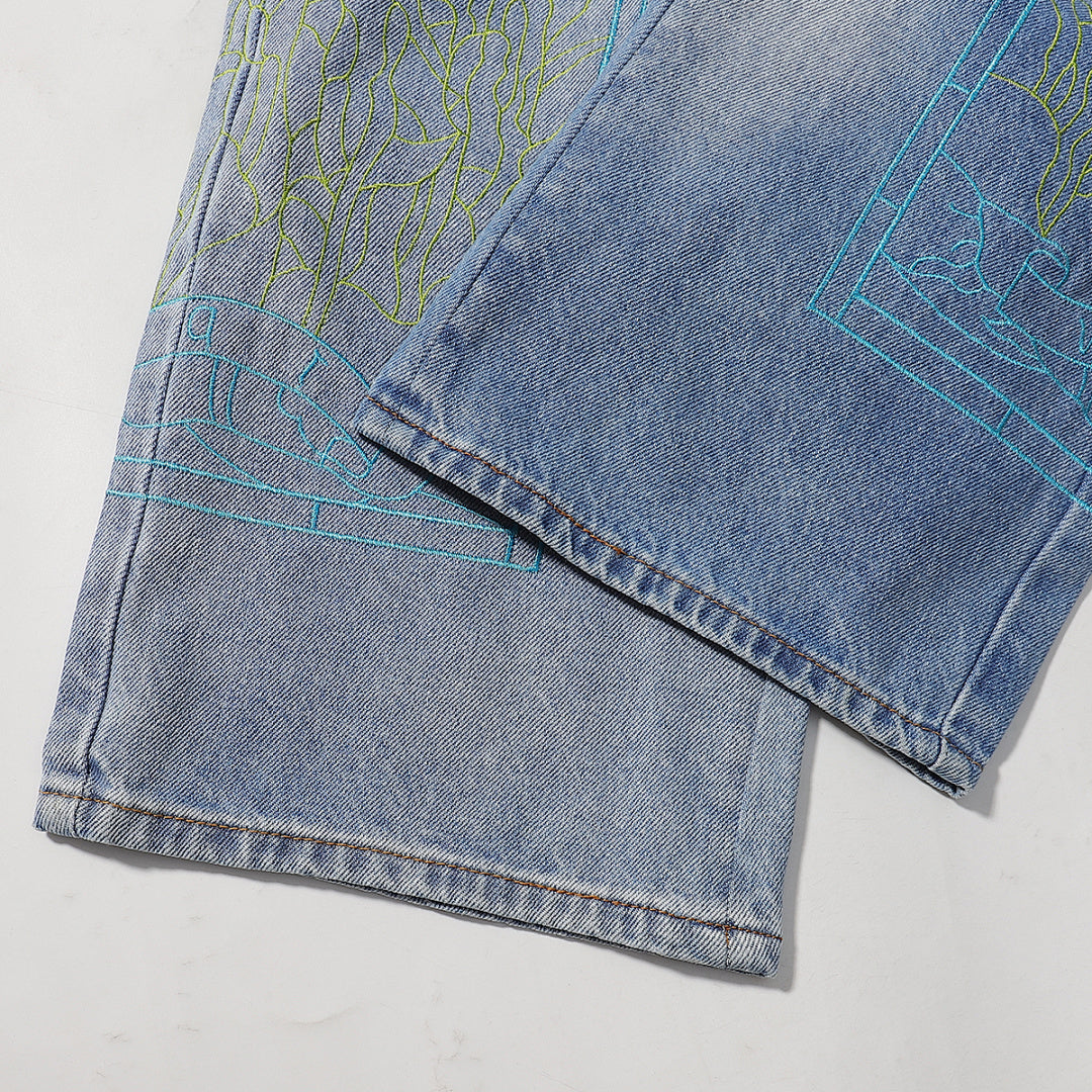 Who Decides War Botanical Glass Denim Jeans