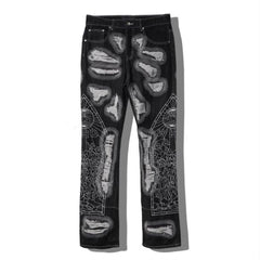 Who Decides War Laser Laser-Etched / Stained Glass Denim Jeans