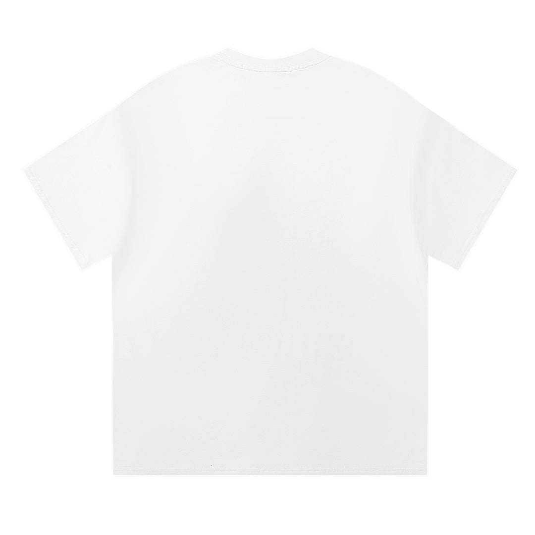 Who Decides War Stained Glass Cross Graphic Tee (Black)