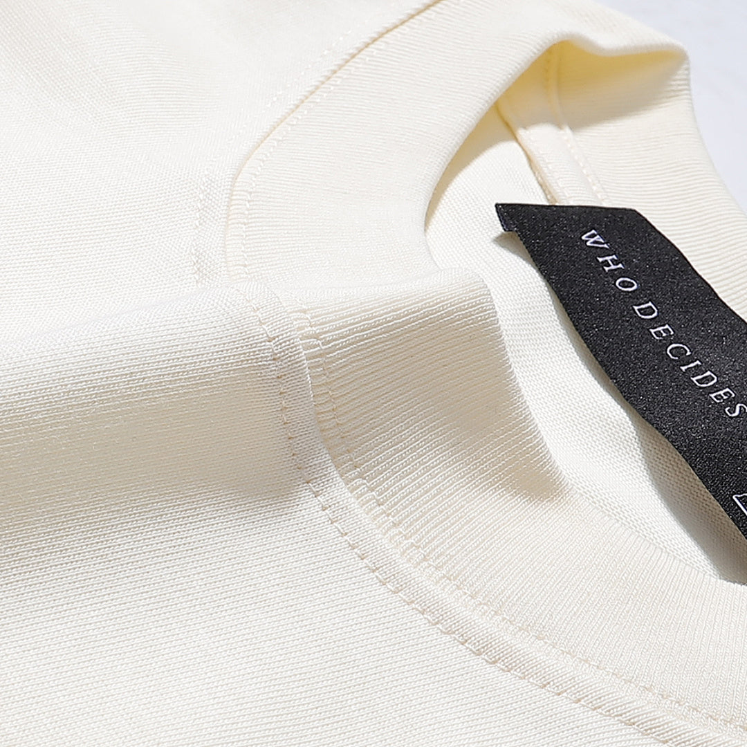 Who Decides War Eye Graphic Tee (Off-White / Cream)