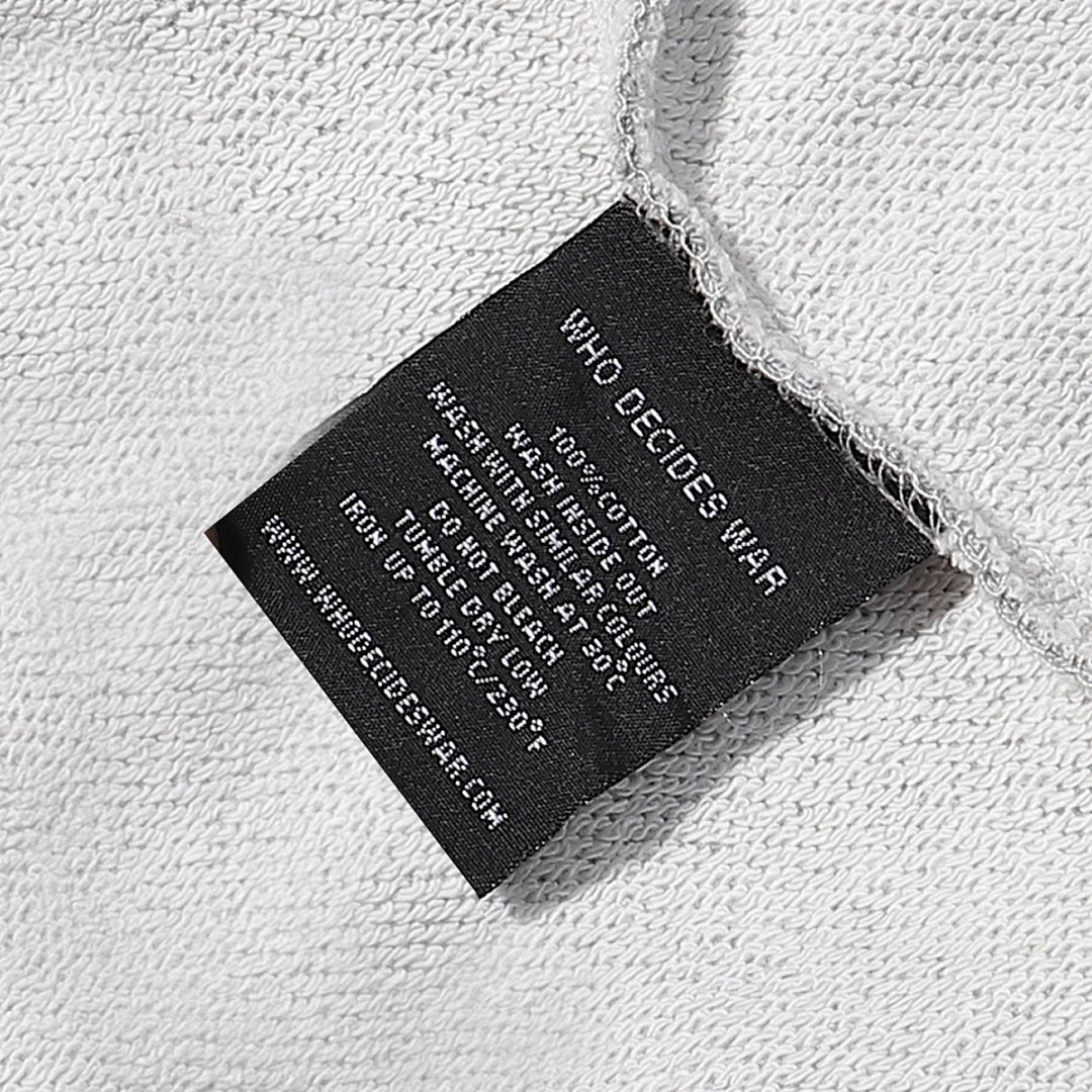 Who Decides War Flame Glass Hooded Pullove