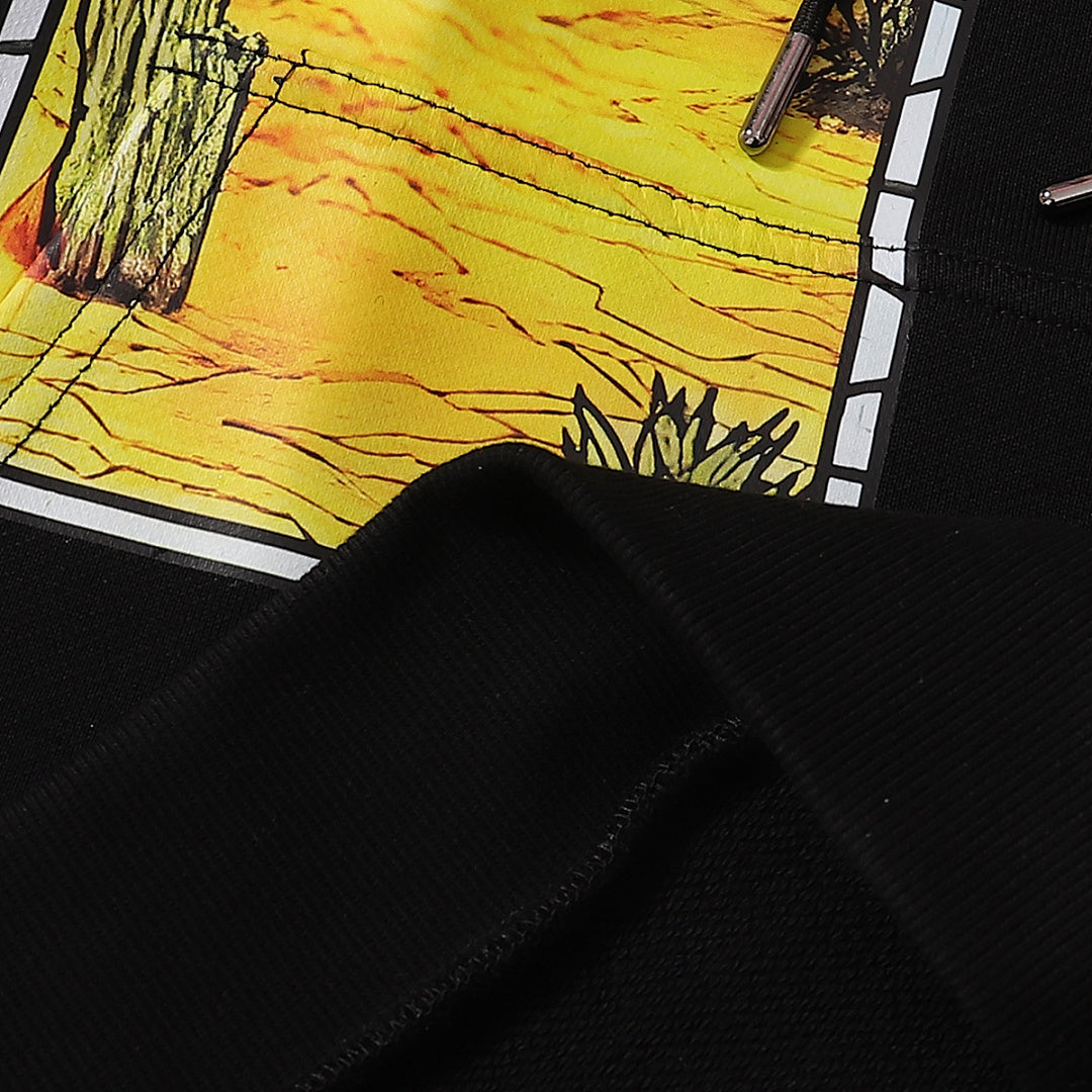 Who Decides War Stained Glass Hooded Pullover (White)