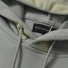 Who Decides War Botanical Glass Hooded Pullover (Sage / Forest Green)