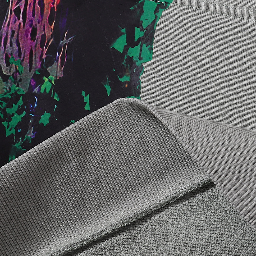 Who Decides War Botanical Glass Hooded Pullover (Sage / Forest Green)
