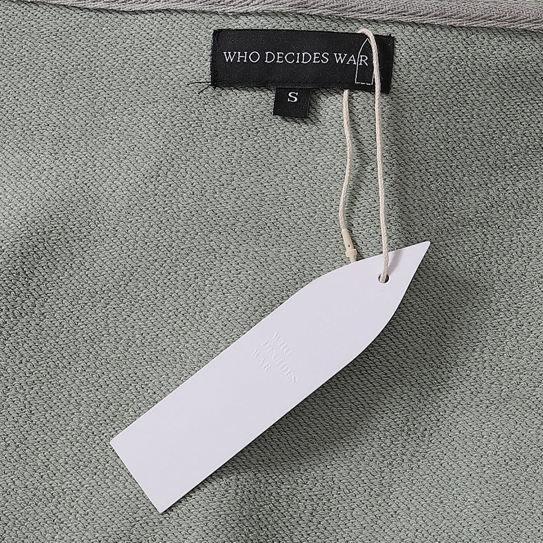 Who Decides War Botanical Glass Hooded Pullover (Sage / Forest Green)