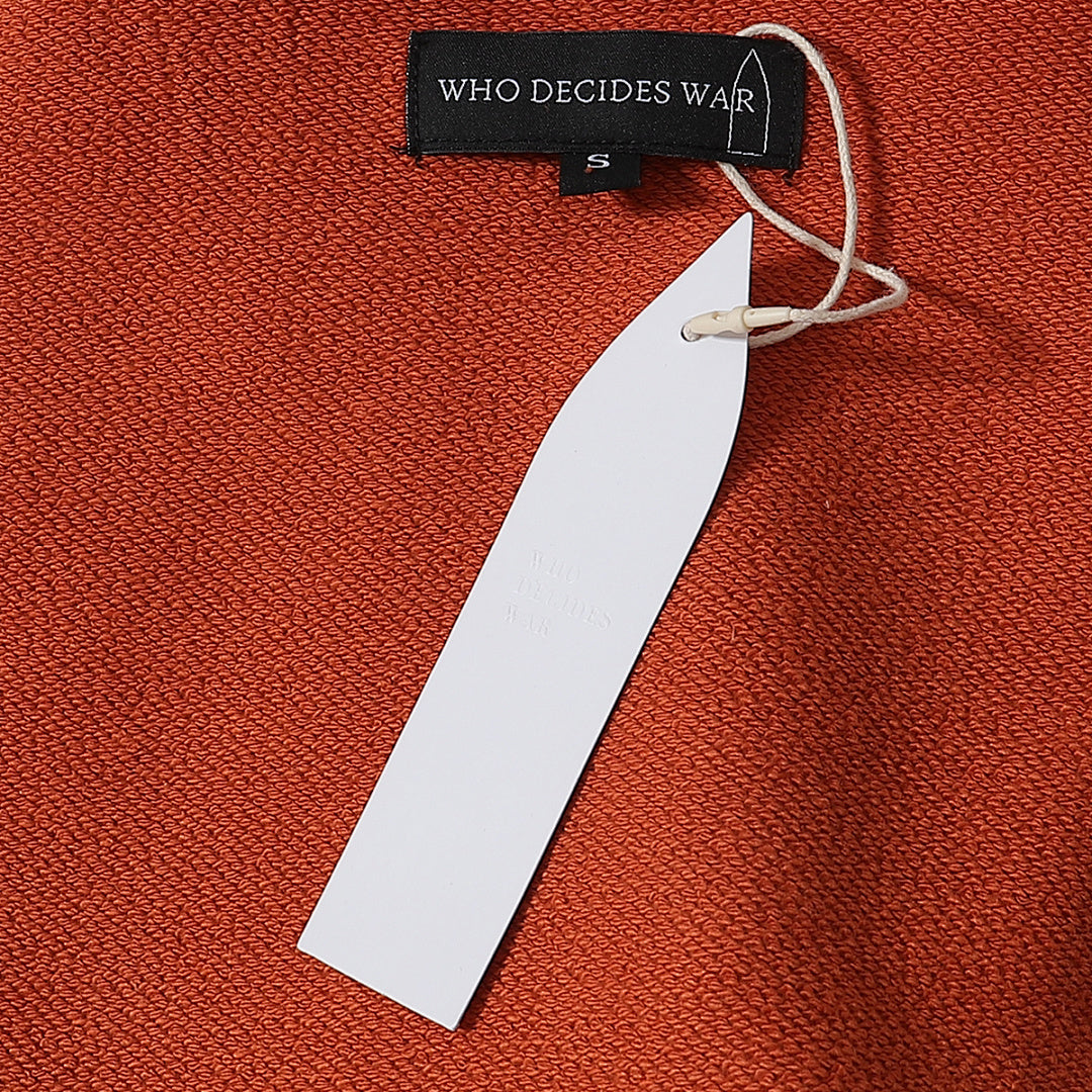 Who Decides War Flame Glass Hooded Pullover (Rust / Orange)