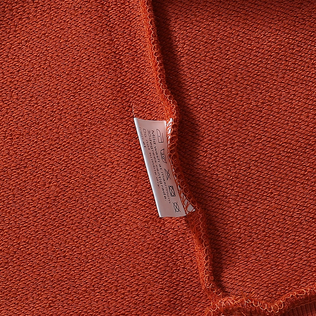 Who Decides War Flame Glass Hooded Pullover (Rust / Orange)