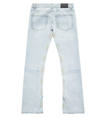 Lost Shdws Studded Denim Pants Blue/Bone