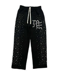 Mixed Emotions Pearl Sweatpants Black