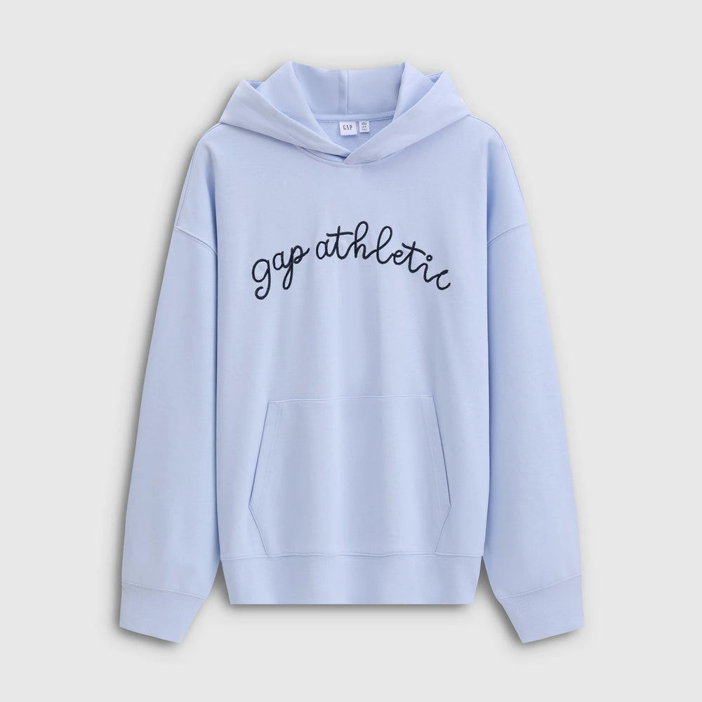Cheng Yi endorses Gap men's and women's clothing for the spring of 2026, with embroidered logo and contrasting color hoodie 854715