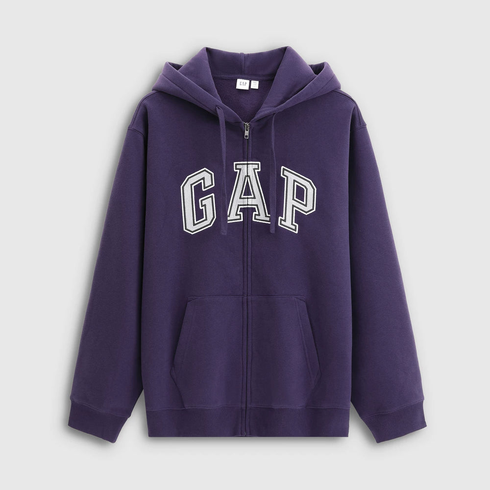 Cheng Yi endorses Gap men's and women's spring evergreen hoodie series hooded hoodie jacket 787439