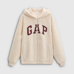Cheng Yi endorses Gap men's and women's spring new logo, hugging fleece hoodie, sweatshirt 786514