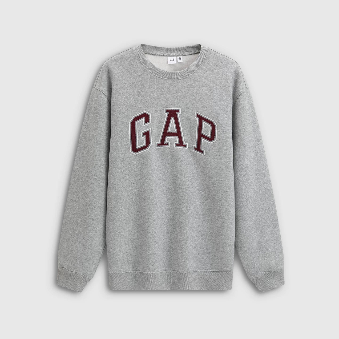 Cheng Yi endorses Gap men's and women's spring new heavyweight fleece loose round neck sweatshirt 787440