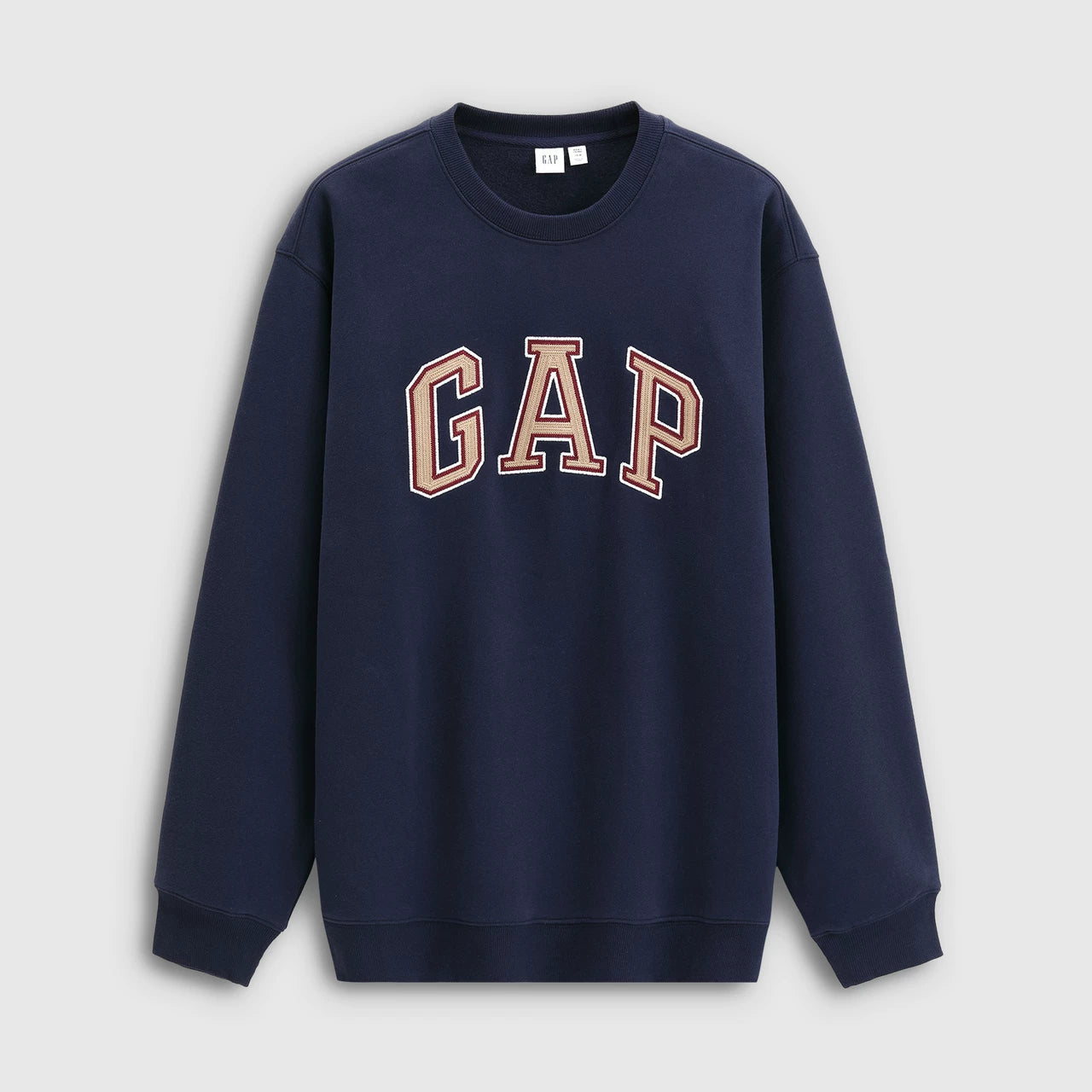 Cheng Yi endorses Gap men's and women's spring new heavyweight fleece loose round neck sweatshirt 787440