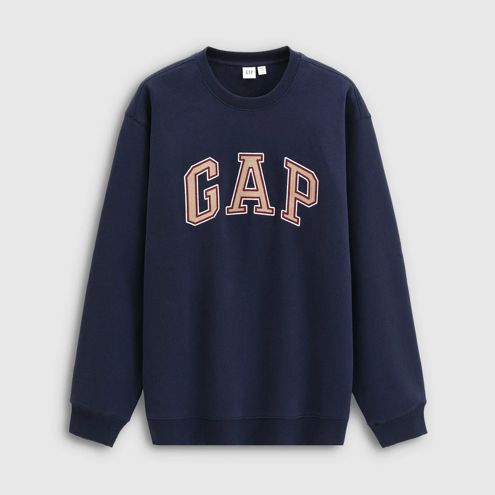 Cheng Yi endorses Gap men's and women's spring new heavyweight fleece loose round neck sweatshirt 787440