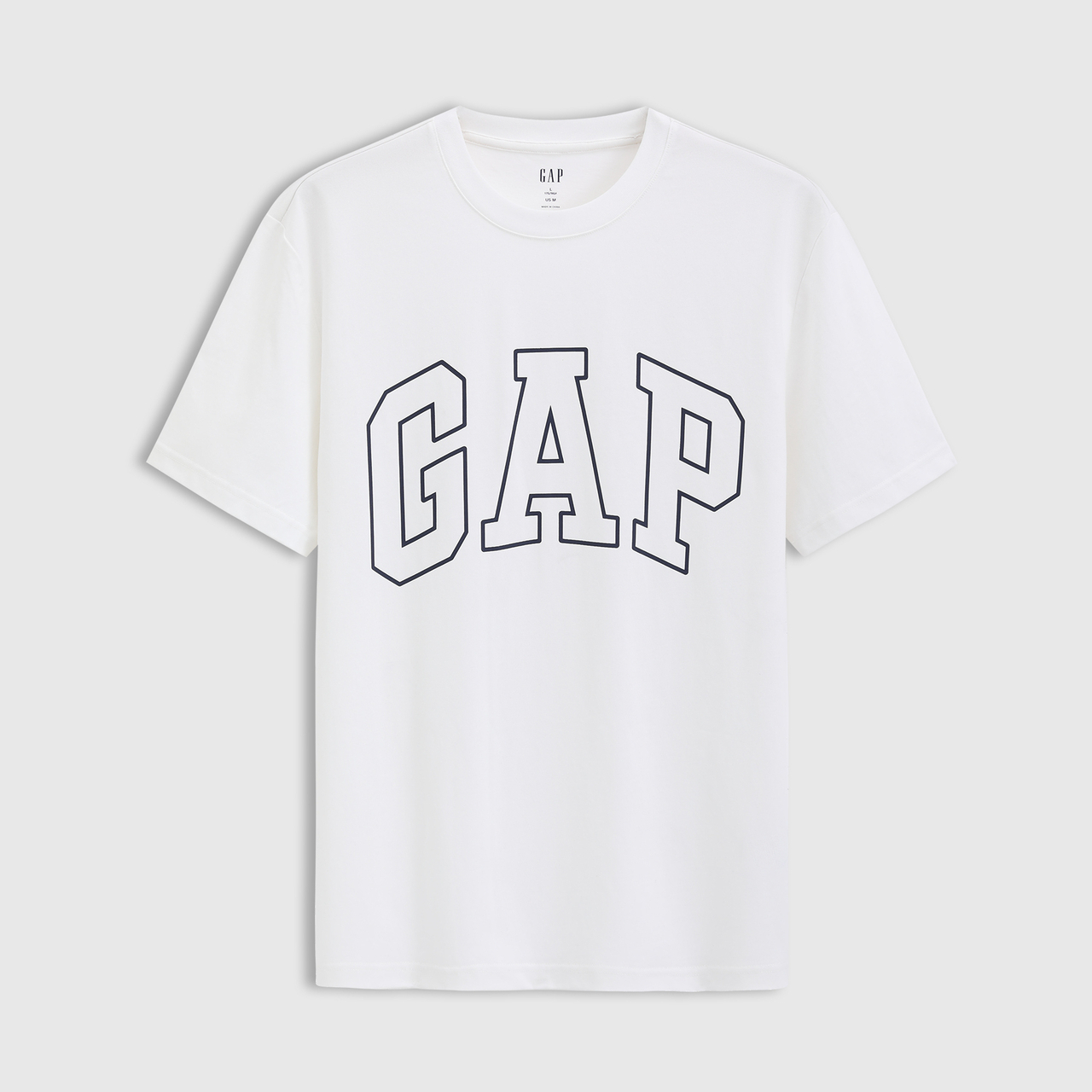 Gap2025春季新款短袖T恤纯棉美式宽松上衣男女装印花logo