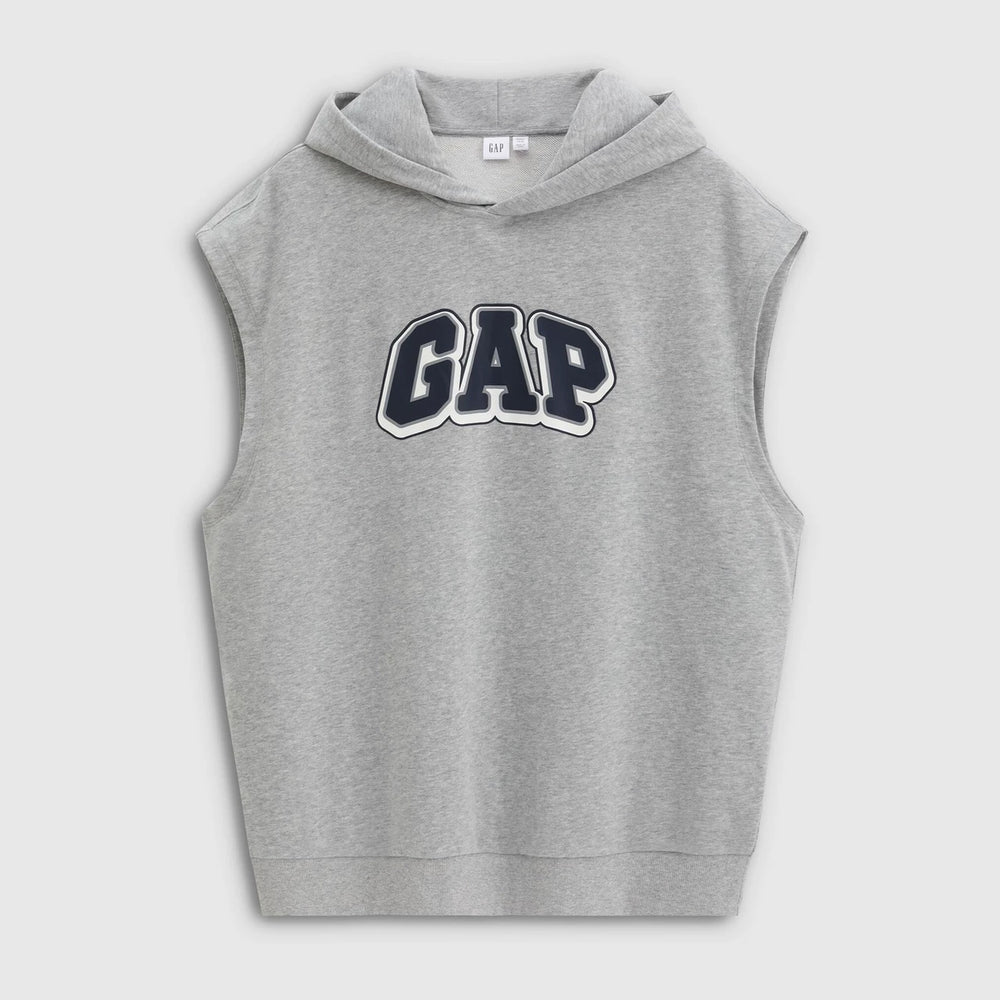 Cheng Yi endorses Gap men's and women's 2026 summer new logo sleeveless hooded sweatshirt 854305