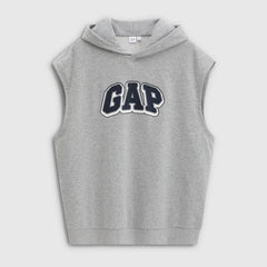 Cheng Yi endorses Gap men's and women's 2026 summer new logo sleeveless hooded sweatshirt 854305