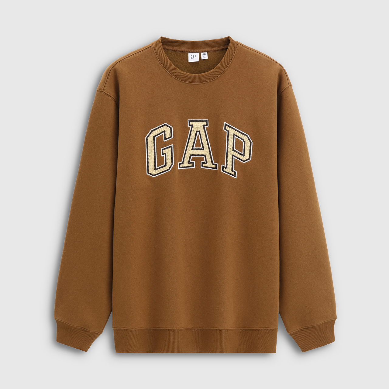 Cheng Yi endorses Gap men's and women's spring new heavyweight fleece loose round neck sweatshirt 787440